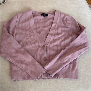 J. Crew Light Pink Ribbed Sweater